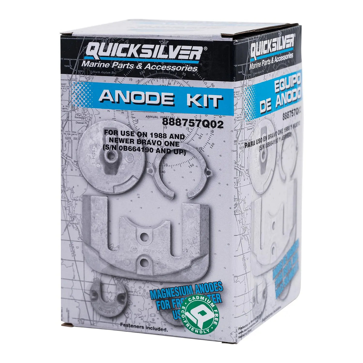 Quicksilver Magnesium-Anoden-Kit MerCruiser Bravo One Sterndrives · 888757Q02